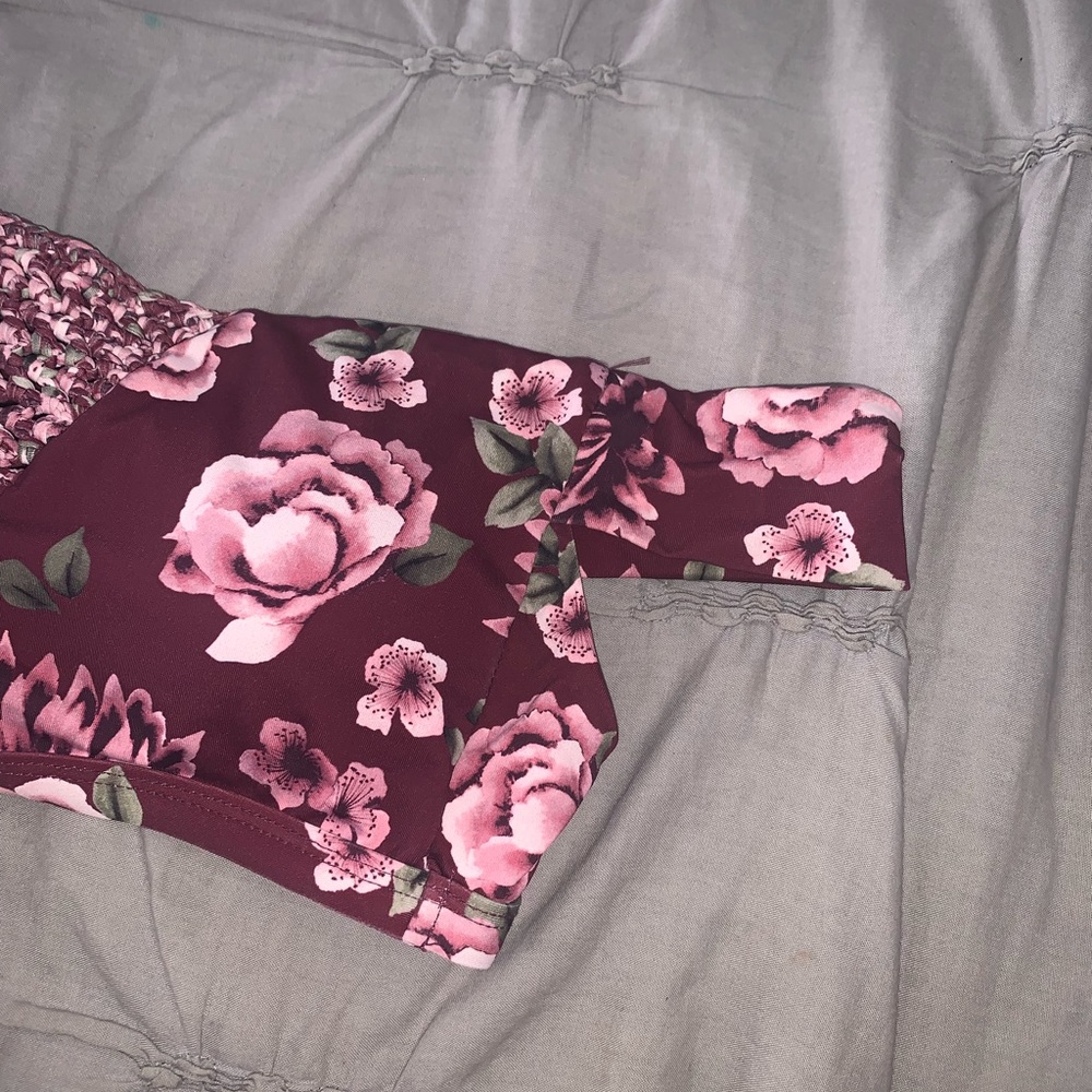 Altar’d State floral bikini top - Picture 3 of 8